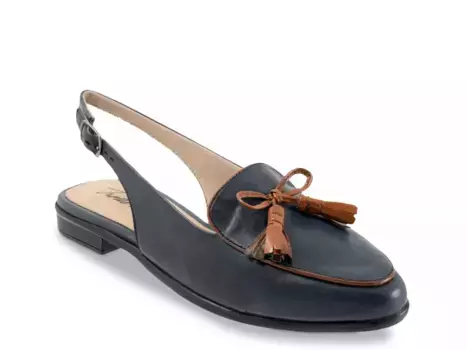 Lillie Мюли Trotters, Navy/Tan