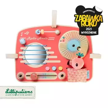 LILLIPUTIENS, Деревянная доска для манипуляций Radio Flaming Anais