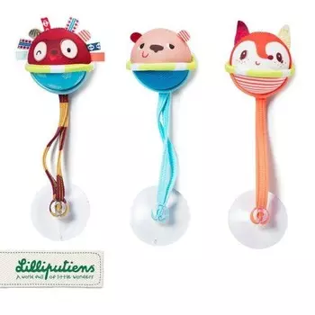 Lilliputiens, игрушки для ванной Мячи на присосках, набор