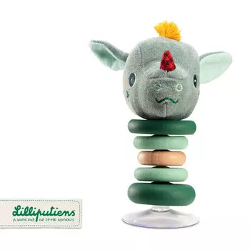 LILLIPUTIENS, Погремушка Dragon Joe на присоске 6 м+