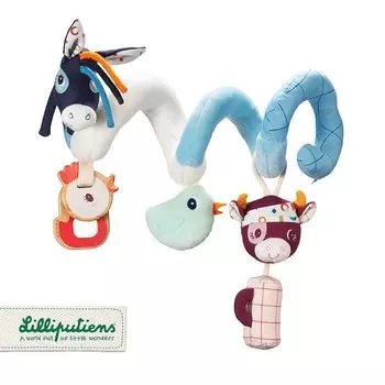 LILLIPUTIENS, Тележка многофункциональная спиральная, Ферма, 3 м+