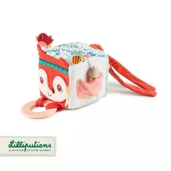ЛИЛЛИПУТИЕНЫ Многофункциональный активирующий кубик Lisiczka Alice 3 мес+ Lilliputiens