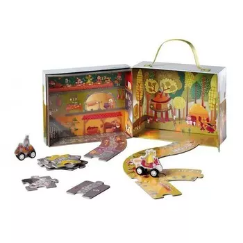 ЛИЛЛИПУТИЕНЫ Пазл в чемодане Дракон и дорога Lilliputiens