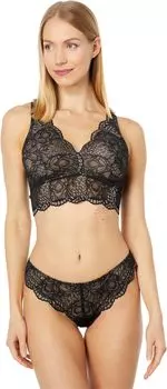 Лилова Бюстгальтер с мягкой чашкой Hanro, цвет Black Beauty