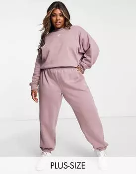 Лиловые джоггеры adidas Originals Plus Essentials