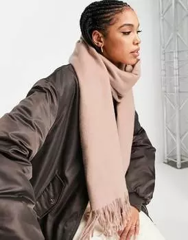 Лиловый супермягкий шарф с кисточками ASOS DESIGN