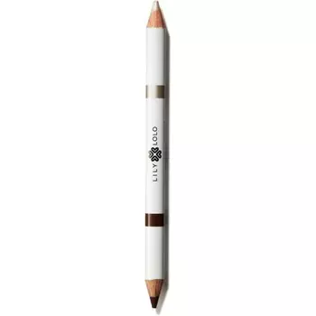 Lily Lolo, Brow Duo Pencil, карандаш для бровей, оттенок средний, 1,5 г