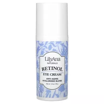 Lilyana Naturals Крем для кожи вокруг глаз с ретинолом, 30 г