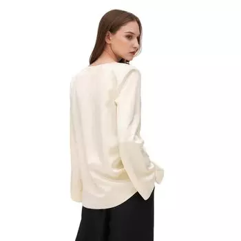 LILYSILK Женский блейзер с азалией из чистого шелка Lilysilk