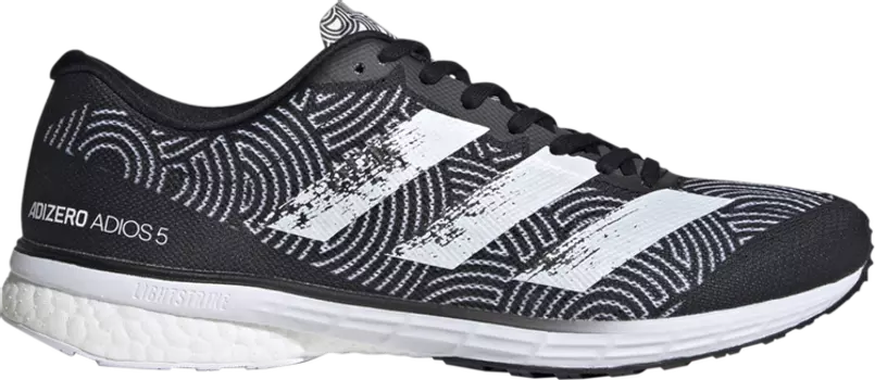Лимитированные кроссовки Adidas Hirocoledge x Adizero Adios 5 'Tokyo - Black White', черный