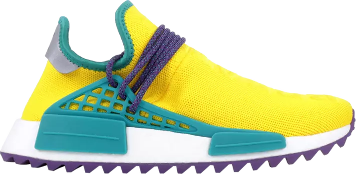 Лимитированные кроссовки Adidas Pharrell x NMD Human Race Trail 'Friends & Family', желтый
