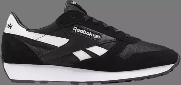Лимитированные кроссовки classic leather az 'black white' Reebok, черный