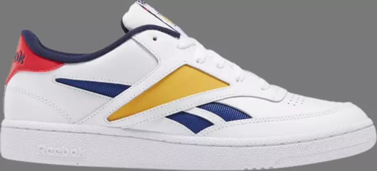 Лимитированные кроссовки club c revenge mark 'vector logo - white gold' Reebok, белый