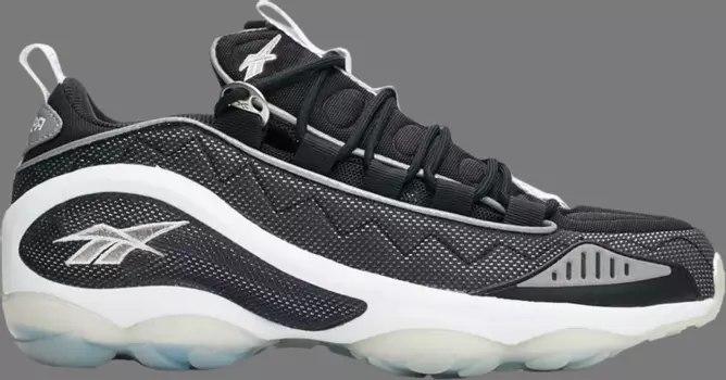 Лимитированные кроссовки dmx run 10 'black white' Reebok, черный