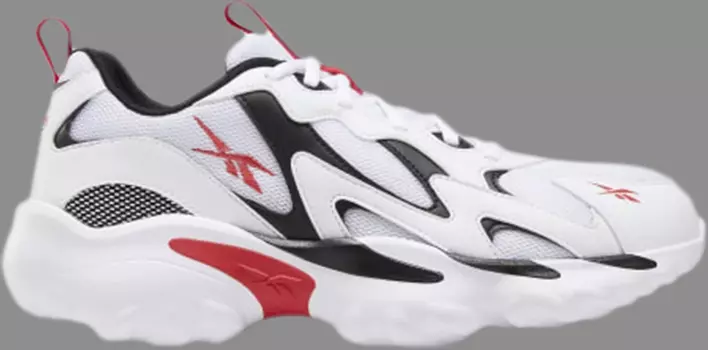 Лимитированные кроссовки dmx series 1000 'white black' Reebok, белый