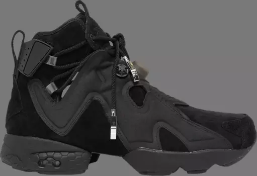 Лимитированные кроссовки future x furikaze 'black' Reebok, черный