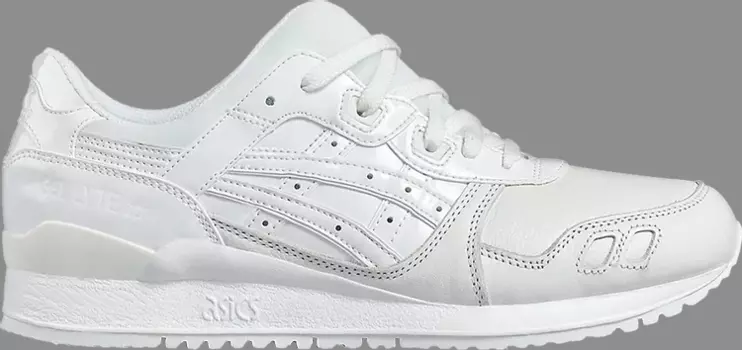 Лимитированные кроссовки gel lyte 3 'triple white' Asics, белый