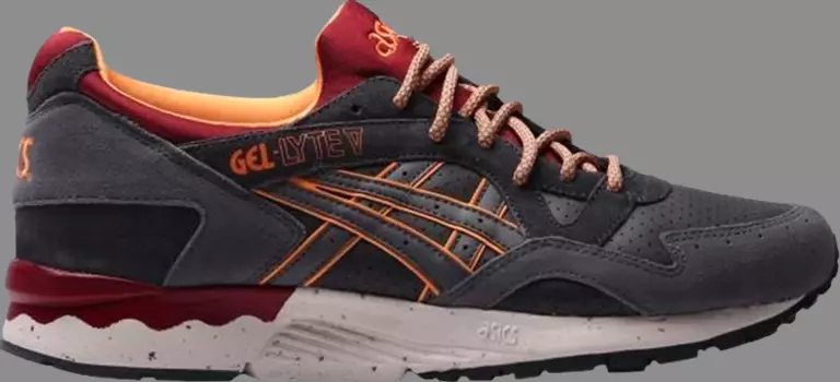Лимитированные кроссовки gel lyte 5 'outdoor pack - dark grey burgundy' Asics, серый