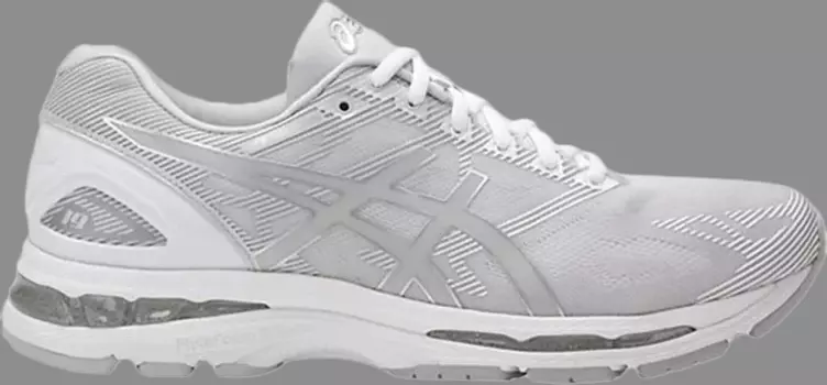Лимитированные кроссовки gel nimbus 19 'glacier grey' Asics, серый