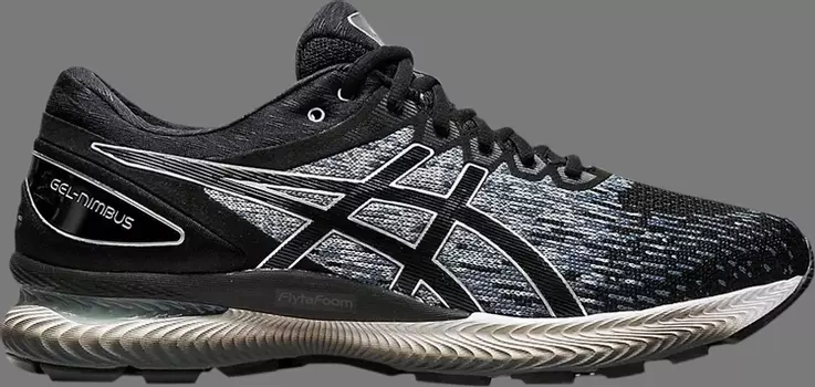 Лимитированные кроссовки gel nimbus 22 'knitted black' Asics, черный