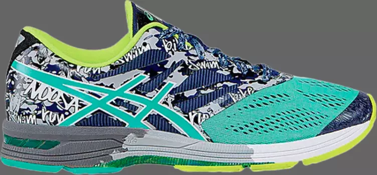 Лимитированные кроссовки gel noosa tri 10 'indigo blue aqua mint' Asics, синий