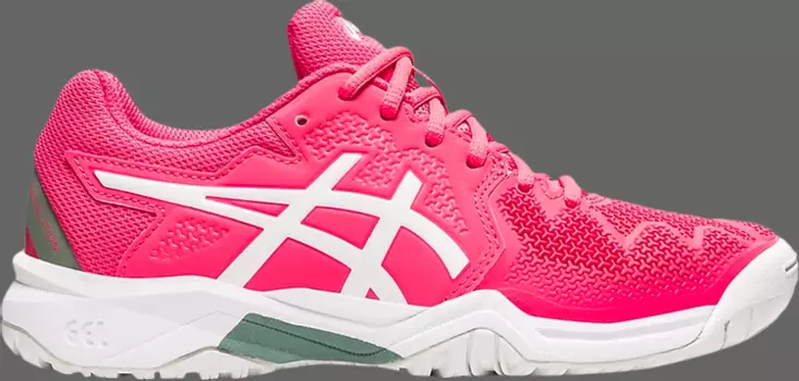 Лимитированные кроссовки gel resolution 8 gs 'pink cameo' Asics, розовый