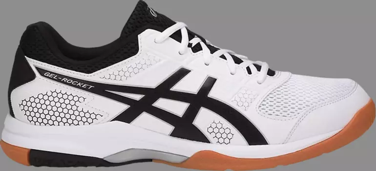 Лимитированные кроссовки gel rocket 8 'white gum' Asics, белый