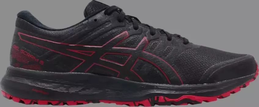 Лимитированные кроссовки gel scram 5 'speed red' Asics, черный