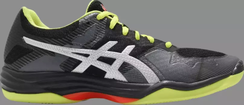 Лимитированные кроссовки gel tactic 'black yellow' Asics, черный