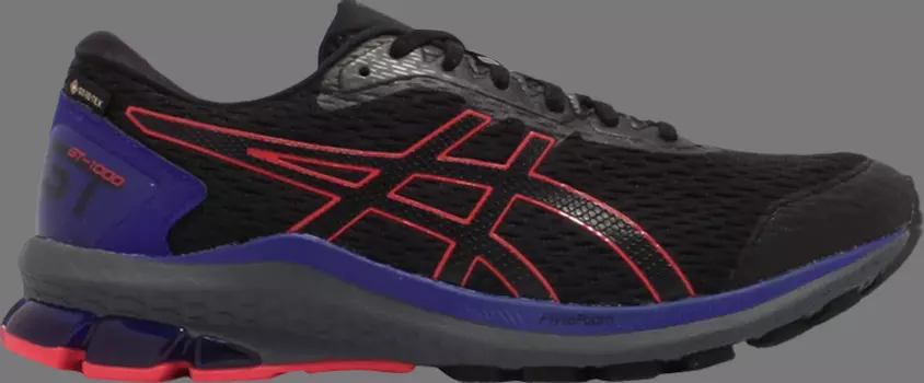 Лимитированные кроссовки gt 1000 9 gtx 'black red' Asics, черный