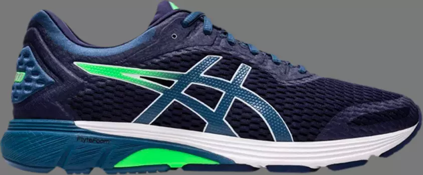 Лимитированные кроссовки gt 4000 'peacoat' Asics, синий