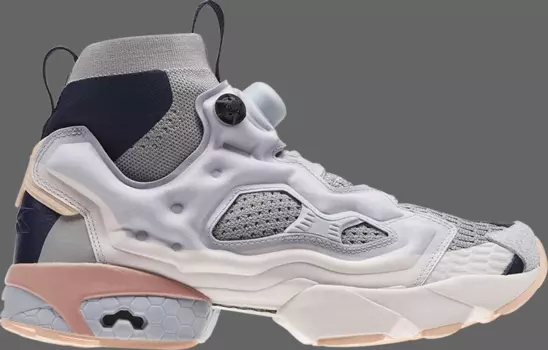 Лимитированные кроссовки instapump fury ultraknit 'cloud grey' Reebok, серый