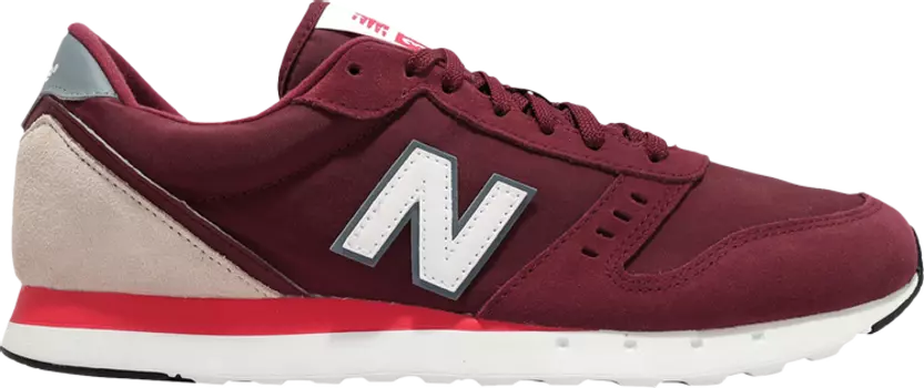 Лимитированные кроссовки New Balance 311 'Burgundy', красный