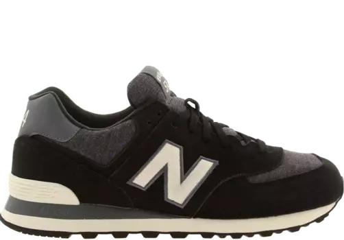 Лимитированные кроссовки New Balance 574 'Black Navy', черный