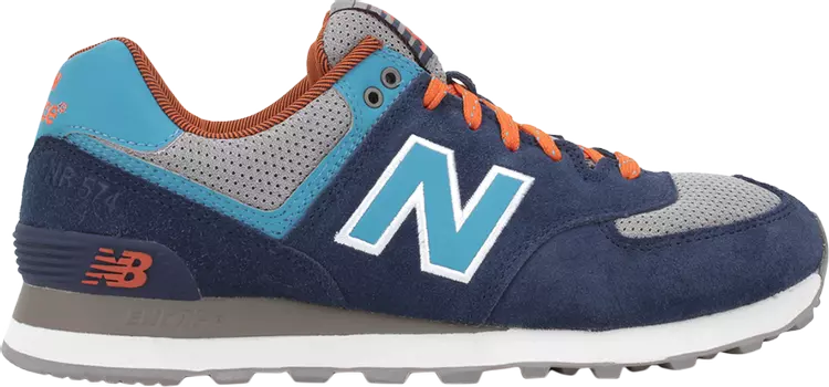 Лимитированные кроссовки New Balance 574 'Out East', синий