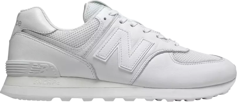 Лимитированные кроссовки New Balance 574 'White', белый