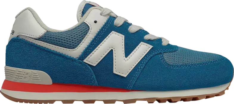 Лимитированные кроссовки New Balance 574 Big Kid 'Rainbow Pack - Natural Indigo', синий