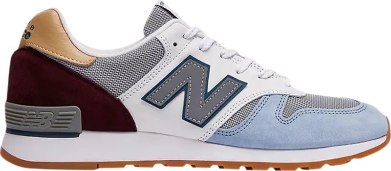 Лимитированные кроссовки New Balance 670 Made in England 'Supply Pack - Burgundy Gum', белый