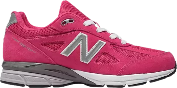 Лимитированные кроссовки New Balance 990v4 Kid 'Pink Silver', розовый