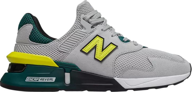 Лимитированные кроссовки New Balance 997 Sport 'Light Aluminum Sulphur Yellow', серый