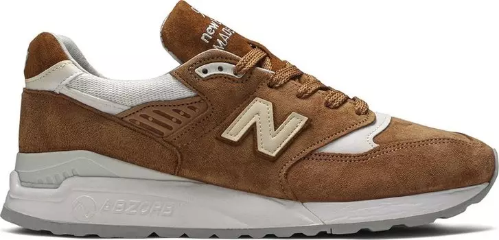 Лимитированные кроссовки New Balance 998 'Curry', загар