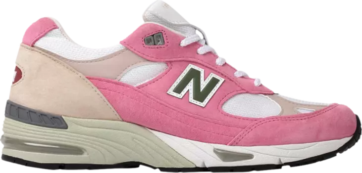 Лимитированные кроссовки New Balance PaperBoy Paris x La MJC x 991 Made In England 'ALL GONE', розовый