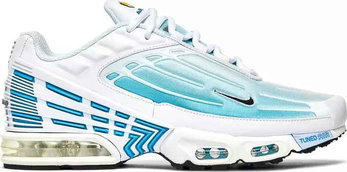 Лимитированные кроссовки Nike Air Max Plus 3 'White Aquamarine', белый