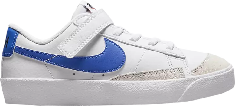 Лимитированные кроссовки Nike Blazer Low '77 PS 'White Hyper Royal', белый