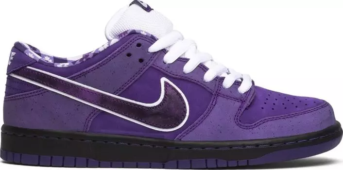 Лимитированные кроссовки Nike Concepts x Dunk Low SB 'Purple Lobster' Special Box, фиолетовый