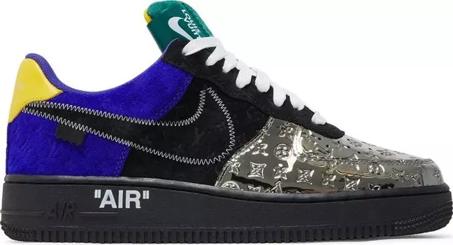 Лимитированные кроссовки Nike Louis Vuitton x Air Force 1 Low 'Multi-Color Patchwork', многоцветный