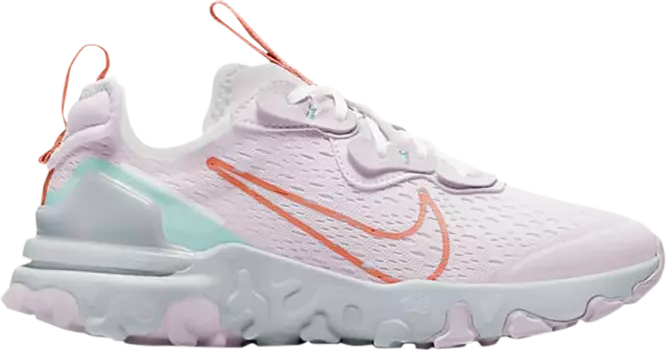 Лимитированные кроссовки Nike React Vision GS 'Light Violet Crimson Bliss', фиолетовый