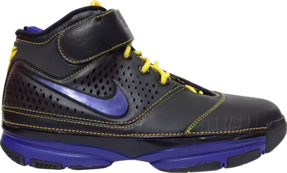 Лимитированные кроссовки Nike Zoom Kobe 2 'Lakers Away' Asia Exclusive, черный