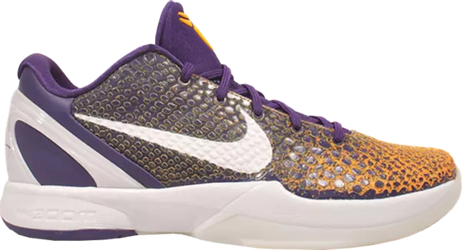 Лимитированные кроссовки Nike Zoom Kobe 6 'Lakers Gradient', фиолетовый