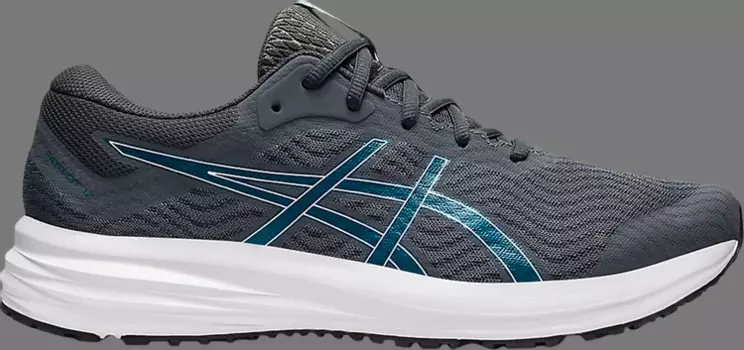 Лимитированные кроссовки patriot 12 'carrier grey deep sea teal' Asics, серый